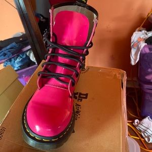 Pink Size 8 Wmns Dr. Martens
